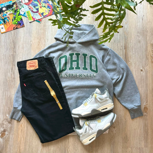 Vintage USA “OHIO University” Mikina s Kapucí (S)