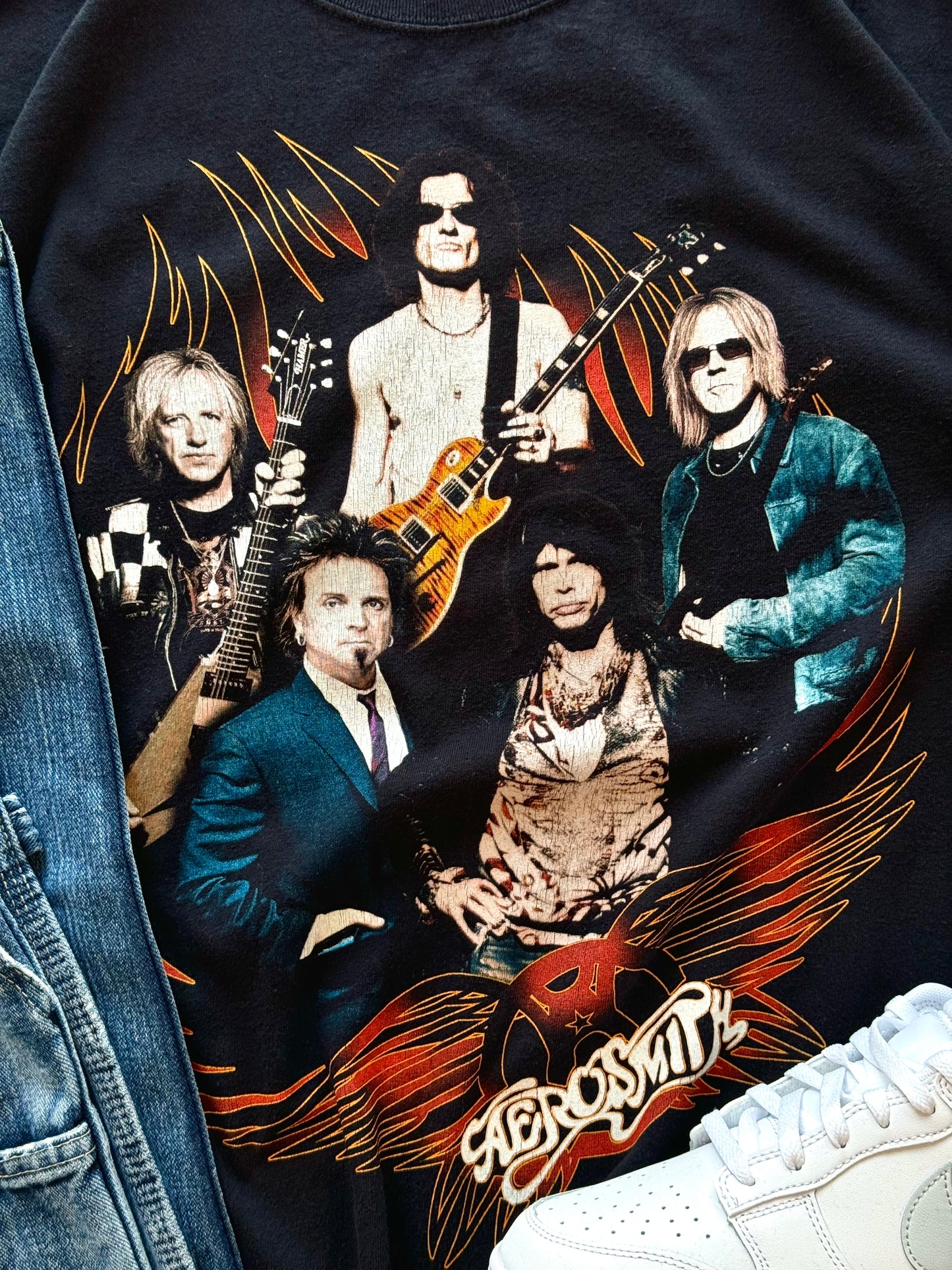 Vintage “Aerosmith World Tour” Merch Tričko (XL)