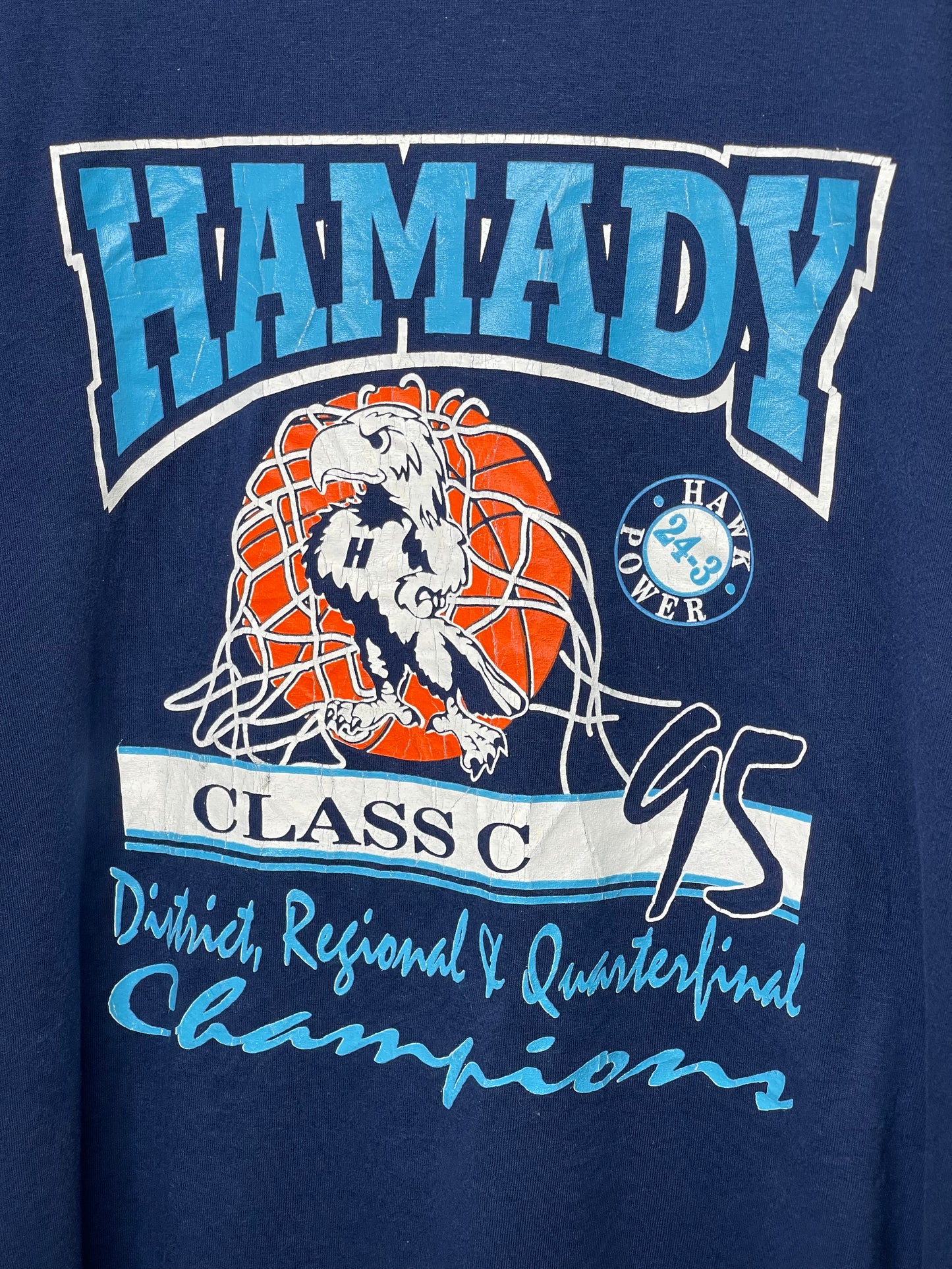 Vintage Single Stitch Hamady T-Shirt University XXL