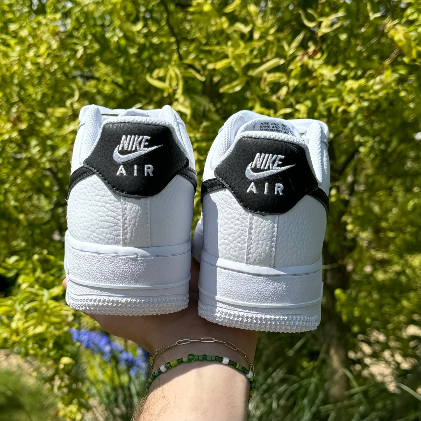 Nike Air Force 1 Low ‘07 “White Black Pebbled Leather” (42, 43)