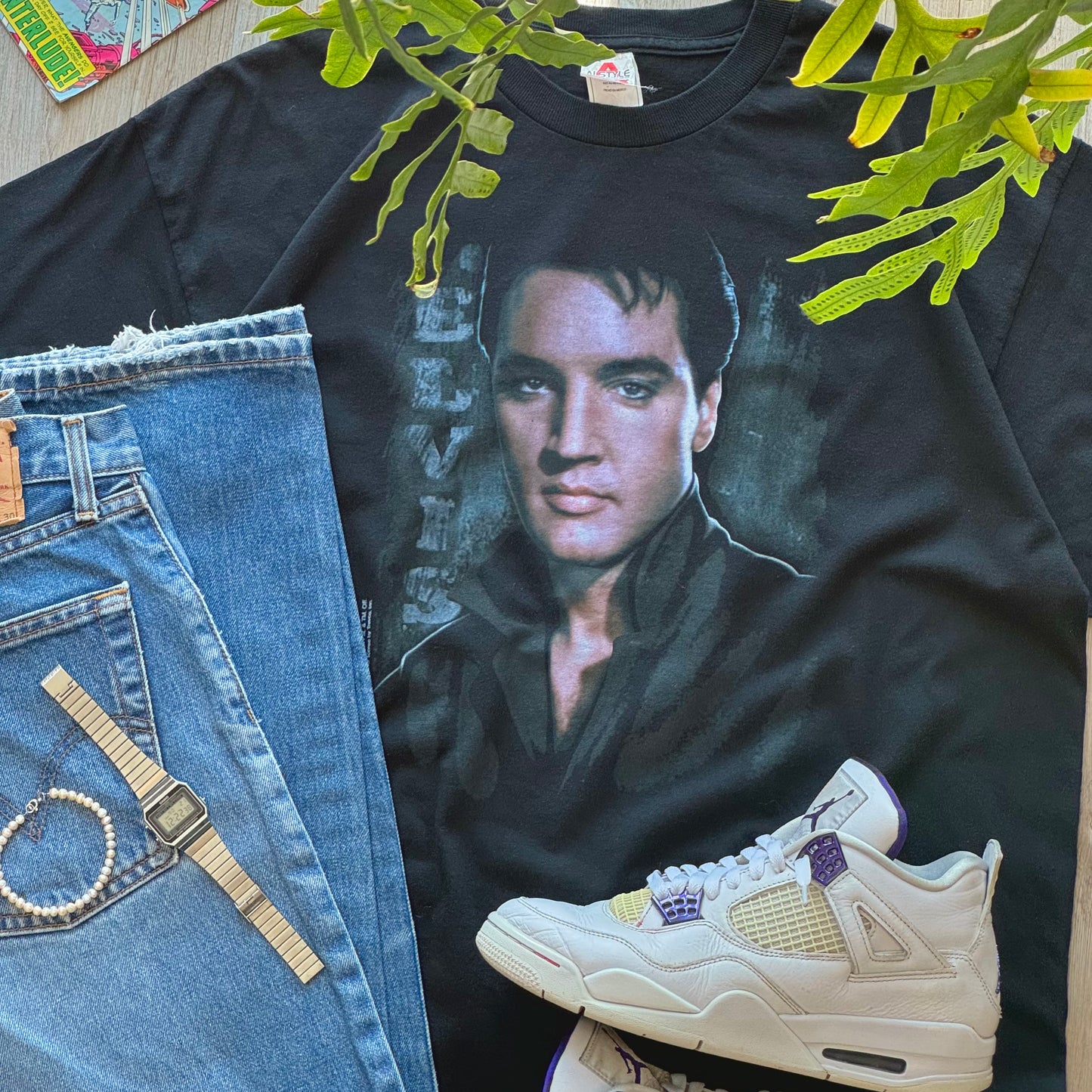 Vintage Alstyle USA “Elvis Presley” Merch Tričko (XL)